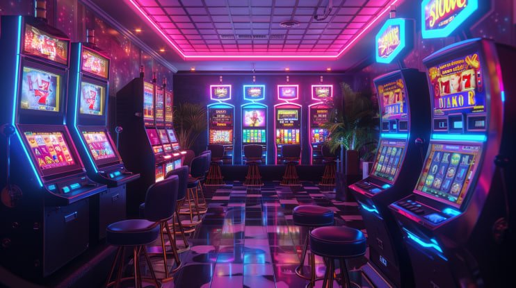 Tampilan aplikasi seluler jaya 4d dengan menu navigasi dan daftar permainan
